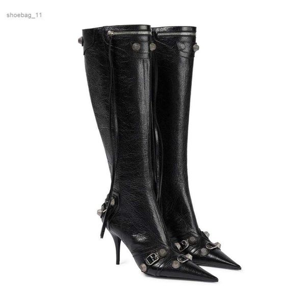 boots boots cagole designer boots woman winter black kneehigh boot stud buckle embellished pointed toe stiletto heel real leather 1680044
boots boots cagole designer boots woman winter black kneehigh boot stud buckle embellished pointed toe stiletto heel real leather 1680044