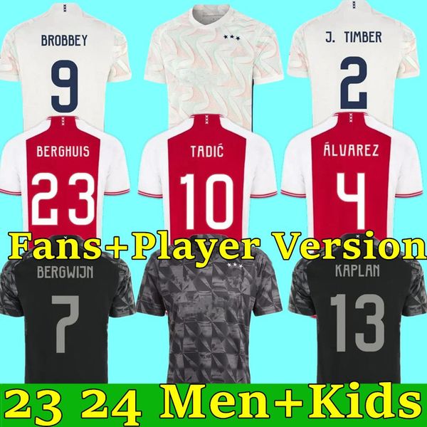 23/24 soccer jerseys brobbey berghuis tadics black marley kit klaassen brobbey bergwijn cruyff 2023 2024 home away football shirt men kids k, Black;yellow
23/24 soccer jerseys brobbey berghuis tadics black marley kit klaassen brobbey bergwijn cruyff 2023 2024 home away football shirt men kids k, Black;yellow