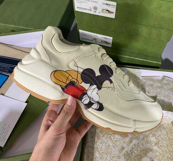 2023 rhyton sneakers designer women shoes beige men trainers vintage luxury chaussures ladies shoe designers sneaker size 35-46, Black
2023 rhyton sneakers designer women shoes beige men trainers vintage luxury chaussures ladies shoe designers sneaker size 35-46, Black