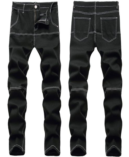 men039s jeans man black slim stretch denim spliced patchwork contrast color pants streetwear trousers fashion clothing8402325, Blue
men039s jeans man black slim stretch denim spliced patchwork contrast color pants streetwear trousers fashion clothing8402325, Blue