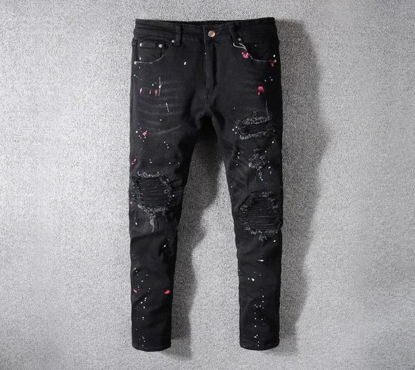 2019 new mens stylist jeans distressed zipper jeans mens biker pants ripped denim pants size 28407633619, Blue
2019 new mens stylist jeans distressed zipper jeans mens biker pants ripped denim pants size 28407633619, Blue