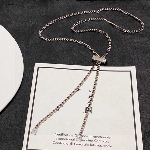 classic necklace for women jewelry fashion adjustable design pendant necklace including box preferred gift, Silver
classic necklace for women jewelry fashion adjustable design pendant necklace including box preferred gift, Silver