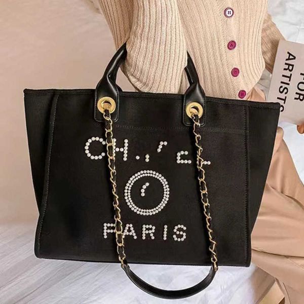 classic luxury women's beach bags brand ch canvas handbag designer fashion backpacks pearl ladies large evening handbags girl purse wom
classic luxury women's beach bags brand ch canvas handbag designer fashion backpacks pearl ladies large evening handbags girl purse wom