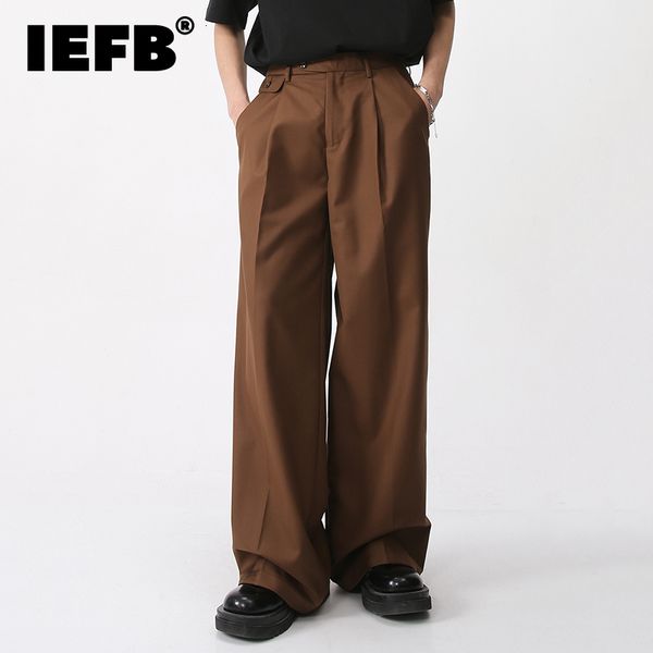 mens pants iefb wear spring casual loose straight korean fashion simple solid color male trousers 9a6959 230829, Black
mens pants iefb wear spring casual loose straight korean fashion simple solid color male trousers 9a6959 230829, Black