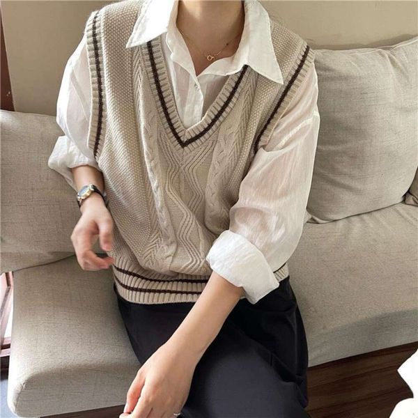 preppy style spring and sweaters autumn temperament goddess fashionable age reducing fashion hemp sweater vest, White;black
preppy style spring and sweaters autumn temperament goddess fashionable age reducing fashion hemp sweater vest, White;black