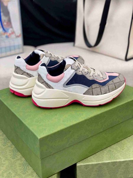 designer shoes rhyton sneakers beige men women trainers vintage luxury chaussures ladies shoe designers sneaker with box size 35-45, Black
designer shoes rhyton sneakers beige men women trainers vintage luxury chaussures ladies shoe designers sneaker with box size 35-45, Black