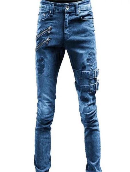 pants mens white belt pantalon jeans casual slim fit trousers fashion designer homme denim pants hip hop jean pant3314402, Blue
pants mens white belt pantalon jeans casual slim fit trousers fashion designer homme denim pants hip hop jean pant3314402, Blue