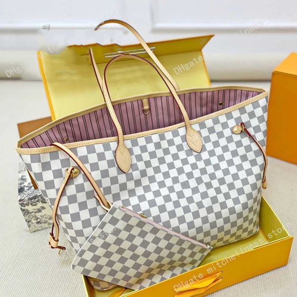 l designer bag pocket totes black and white checkerboard grid 2-piece shoulder fashion handbags shopping handle women leather middle
l designer bag pocket totes black and white checkerboard grid 2-piece shoulder fashion handbags shopping handle women leather middle