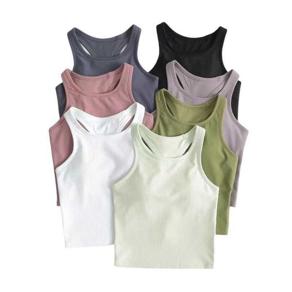 women's tracksuits designer womens tank slim fit sleeveless yoga outfits shirt brushed women workout sports with padded bra, Gray
women's tracksuits designer womens tank slim fit sleeveless yoga outfits shirt brushed women workout sports with padded bra, Gray