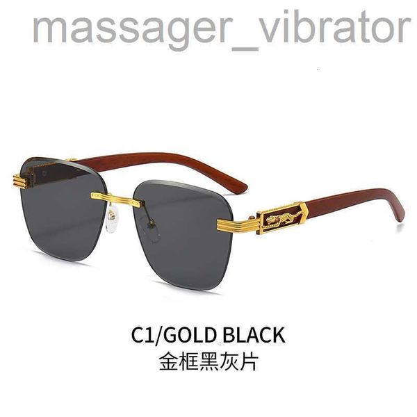 leg cheetah decorative sunglasses wooden color frameless square leopard head metal sunglasses vw4i az63, White;black
leg cheetah decorative sunglasses wooden color frameless square leopard head metal sunglasses vw4i az63, White;black