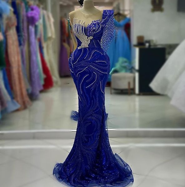 2023 aso ebi arabic mermaid royal blue prom dress crystals beaded evening formal party second reception birthday engagement gowns dresses ro, Black
2023 aso ebi arabic mermaid royal blue prom dress crystals beaded evening formal party second reception birthday engagement gowns dresses ro, Black