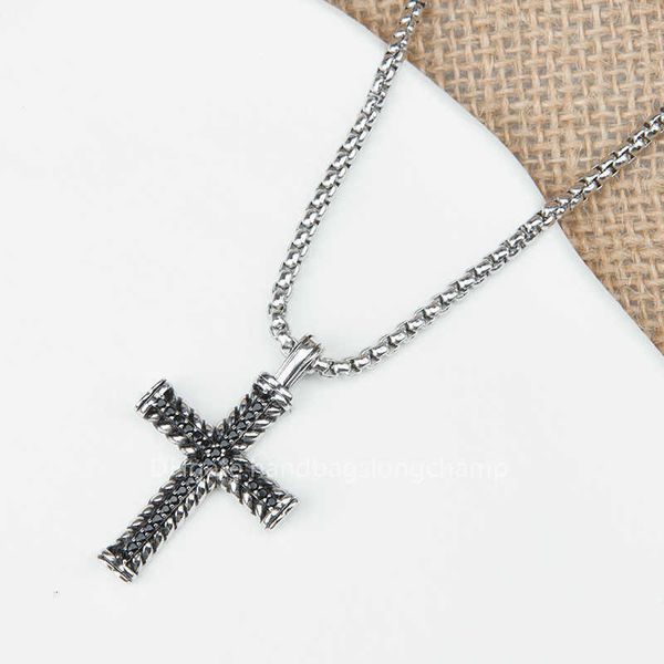 vintage necklace zircon fashion men box chain luxury designer 95% cross pendant inlaid off black necklaces fashion punk jewelry gift ghj5, Silver
vintage necklace zircon fashion men box chain luxury designer 95% cross pendant inlaid off black necklaces fashion punk jewelry gift ghj5, Silver