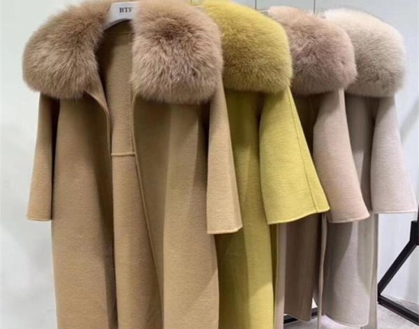 ihobby 100 wool women big fox fur collar winter coat fashion woolen belt coat 2012228124587, Black
ihobby 100 wool women big fox fur collar winter coat fashion woolen belt coat 2012228124587, Black