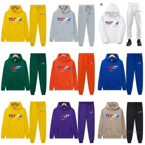 mens t shirts trapstar tracksuits letter printed hoodies sportswear men winter clothing warm two pieces set loose sweatshirt jogging pants 1, Black
mens t shirts trapstar tracksuits letter printed hoodies sportswear men winter clothing warm two pieces set loose sweatshirt jogging pants 1, Black
