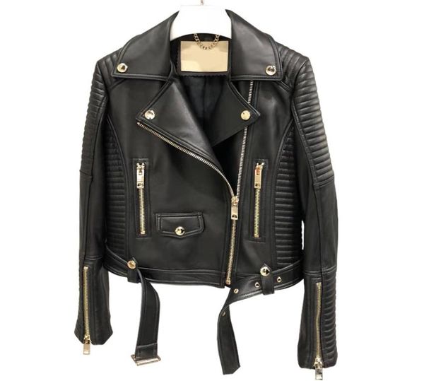 new luxury genuine leather jacket women black fashion slim motorcycle biker real sheepskin leather short coats belt female 2010307877580
new luxury genuine leather jacket women black fashion slim motorcycle biker real sheepskin leather short coats belt female 2010307877580