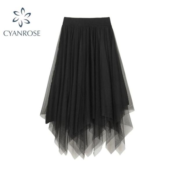 vintage black tulle skirt women autumn fashion korean casual elastic high waist female aline pleated hem mesh tutu 2105155040431
vintage black tulle skirt women autumn fashion korean casual elastic high waist female aline pleated hem mesh tutu 2105155040431