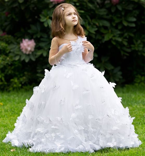 elegant scoop neck long sleeve butterfly decal wedding party formal occasion lace flower girl dress, White;blue
elegant scoop neck long sleeve butterfly decal wedding party formal occasion lace flower girl dress, White;blue