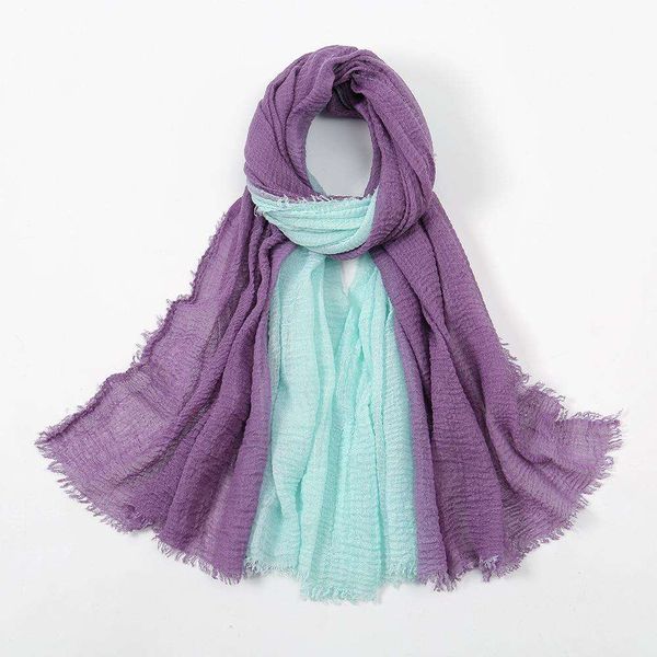 hand painted rainbow color neckerchiefs bubble towel pleated cotton scarf fashionable short bearded female, Blue;gray
hand painted rainbow color neckerchiefs bubble towel pleated cotton scarf fashionable short bearded female, Blue;gray