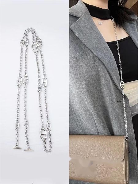 bag parts accessories luxury wallet chain gold silver light gold color luxury chain for length wallet or short wallet 230829, Black
bag parts accessories luxury wallet chain gold silver light gold color luxury chain for length wallet or short wallet 230829, Black