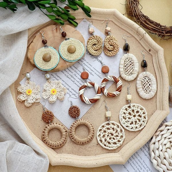 hoop huggie wooden vintage earrings for women bohemian style geometric wood trendy retro rattan statement jewelry 230830, Golden;silver
hoop huggie wooden vintage earrings for women bohemian style geometric wood trendy retro rattan statement jewelry 230830, Golden;silver