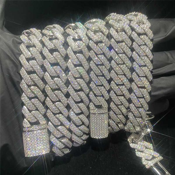 custom hip hop jewelry iced out 14mm 925 sterling with prong setting vvs lab moissanite cuban link chain necklace for man, Silver
custom hip hop jewelry iced out 14mm 925 sterling with prong setting vvs lab moissanite cuban link chain necklace for man, Silver