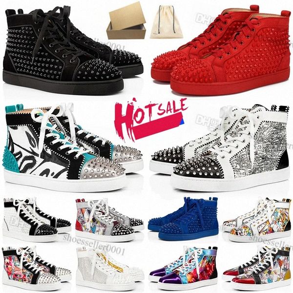 red bottoms casual shoes for mens women designer sneakers high boots bottoms black white red dark blue platform loafers rivets traine e1x8#
red bottoms casual shoes for mens women designer sneakers high boots bottoms black white red dark blue platform loafers rivets traine e1x8#