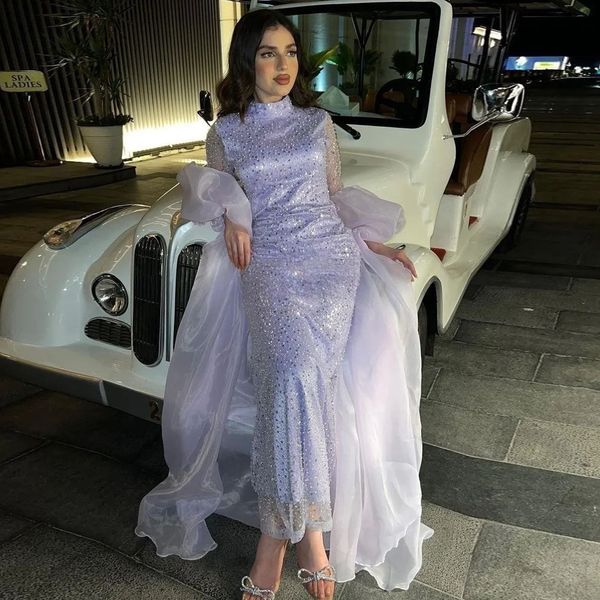stunning lilac sheath prom dresses beaded sequined evening gown ankle length abendkelider arabic dubai robe de soiree, Black
stunning lilac sheath prom dresses beaded sequined evening gown ankle length abendkelider arabic dubai robe de soiree, Black