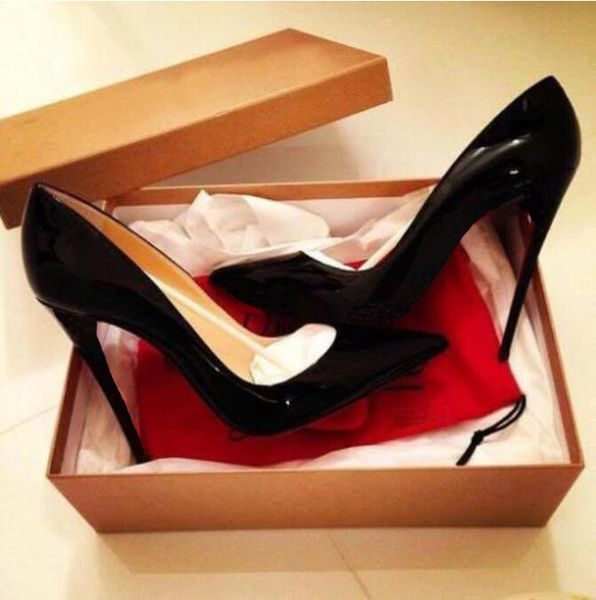 new brand pumps so kate high heel shoes red shiny bottom thin heel shallow pointed toe shoes 8cm 10cm 12cm women's shoes 44, Black
new brand pumps so kate high heel shoes red shiny bottom thin heel shallow pointed toe shoes 8cm 10cm 12cm women's shoes 44, Black