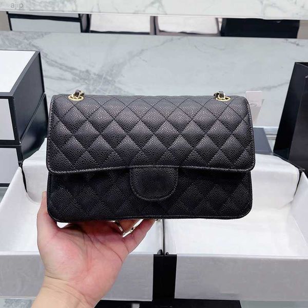 france womens caviar leather quilted calfskin bags classic double flap genuine gold/silver hardware matelasse chain shoulder handbags black/
france womens caviar leather quilted calfskin bags classic double flap genuine gold/silver hardware matelasse chain shoulder handbags black/
