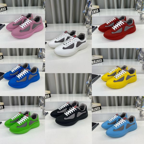 designer men shoes americas cup suede sneakers logo runner flat trainers casual sport shoe running basketball boot black blue mesh lace-up l
designer men shoes americas cup suede sneakers logo runner flat trainers casual sport shoe running basketball boot black blue mesh lace-up l