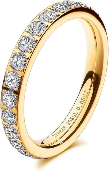 jinear 3mm wedding bands for women eternity ring 18k gold plated cubic zirconia engagement rings stackable anniversary promise statement rin, Silver
jinear 3mm wedding bands for women eternity ring 18k gold plated cubic zirconia engagement rings stackable anniversary promise statement rin, Silver