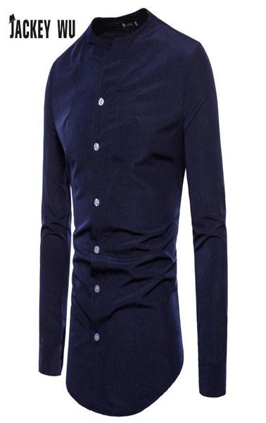 jackeywu brand casual shirts men 2019 korean fashion collarless long sleeve dress shirt business social camisa masculina white5854380, White;black
jackeywu brand casual shirts men 2019 korean fashion collarless long sleeve dress shirt business social camisa masculina white5854380, White;black