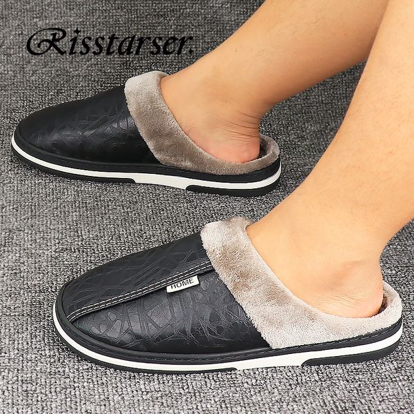 slippers plus size men slippers leather indoor winter waterproof warm home fur women slipper male memory foam slippers sale 230830, Black
slippers plus size men slippers leather indoor winter waterproof warm home fur women slipper male memory foam slippers sale 230830, Black