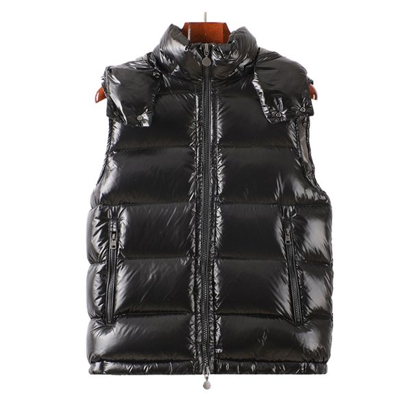 toney men's glossy hooded down vest neutral wind short casual fashion heated vest 2104, Black;white
toney men's glossy hooded down vest neutral wind short casual fashion heated vest 2104, Black;white