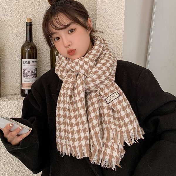 style houndstooth scarf for women winter ins trend versatile korean plaid cute girl, Blue;gray
style houndstooth scarf for women winter ins trend versatile korean plaid cute girl, Blue;gray