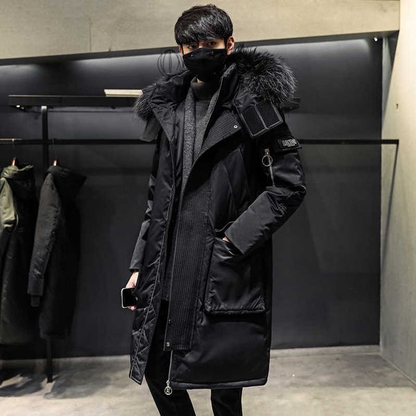 chaopai down jacket men's mid length 2023 new men's large collar thickened jacket with warm hooded style overcomes, Black
chaopai down jacket men's mid length 2023 new men's large collar thickened jacket with warm hooded style overcomes, Black