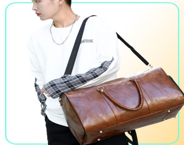 large capacity waterproof luggage bag portable sport weekend s business duffle soft leather travel suitcase 2202221104650
large capacity waterproof luggage bag portable sport weekend s business duffle soft leather travel suitcase 2202221104650