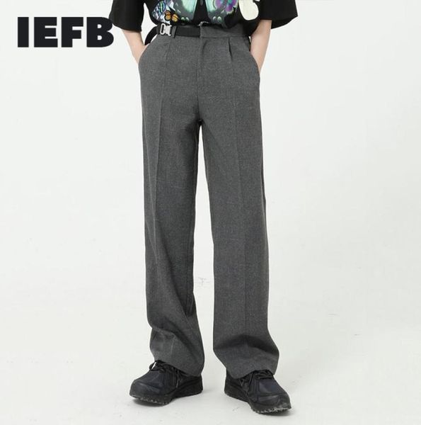 iefb men039s spring summer suit pants causal straight metal buckle slim fit business trousers black grey clothes 9y6151 2105242391059
iefb men039s spring summer suit pants causal straight metal buckle slim fit business trousers black grey clothes 9y6151 2105242391059