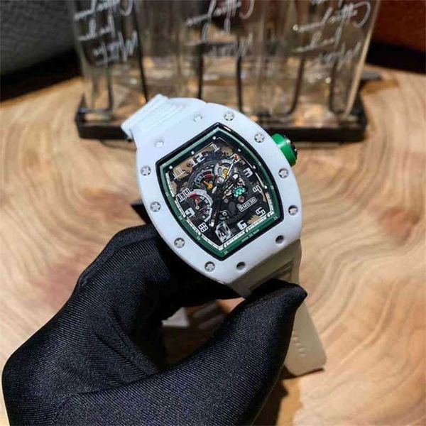watch date luxury mens mechanics watch richa wristwatch wine barrel leisure business rm030 fully automatic milles white ceramic tape, Slivery;brown
watch date luxury mens mechanics watch richa wristwatch wine barrel leisure business rm030 fully automatic milles white ceramic tape, Slivery;brown