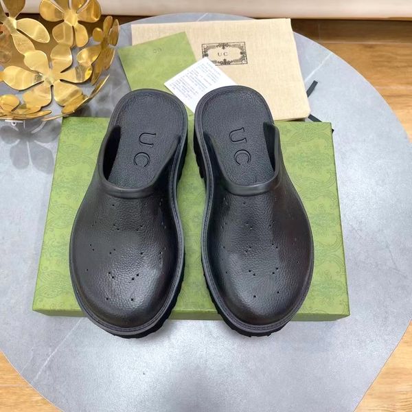 man slip-on flat sandal luxury woman slipper designer shoe perforated rubber platform foam lug sole summer beach fashion leisure outdoor sli, Black
man slip-on flat sandal luxury woman slipper designer shoe perforated rubber platform foam lug sole summer beach fashion leisure outdoor sli, Black