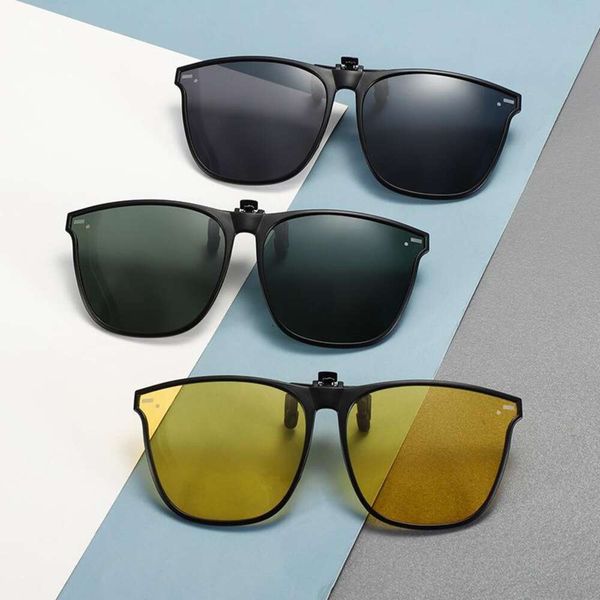 clip on sunglasses fashioned polarized large framed mens and womens myope wholesale, White;black
clip on sunglasses fashioned polarized large framed mens and womens myope wholesale, White;black