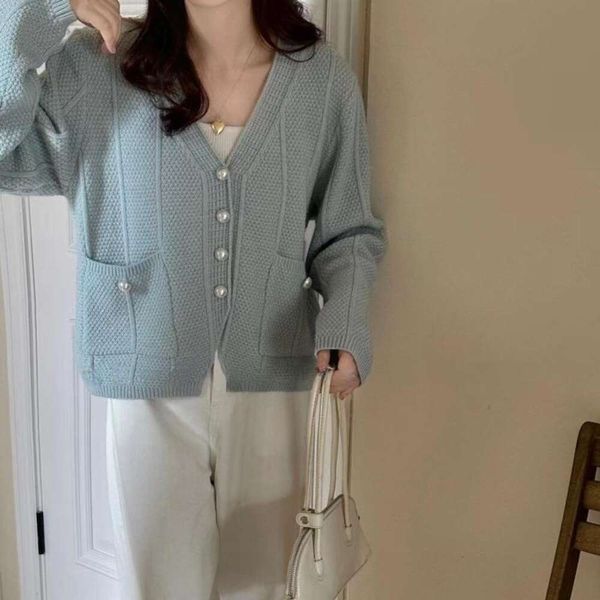 korean fresh pure color cardigan womens sweaters autumn v neck candy outer wear top, White;black
korean fresh pure color cardigan womens sweaters autumn v neck candy outer wear top, White;black
