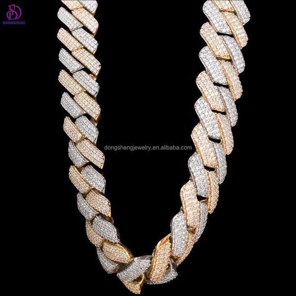 custom hip hop 925 silver fine jewelry necklaces 15mm 16mm twd tone ice out vvs moissanite cuban chain
custom hip hop 925 silver fine jewelry necklaces 15mm 16mm twd tone ice out vvs moissanite cuban chain