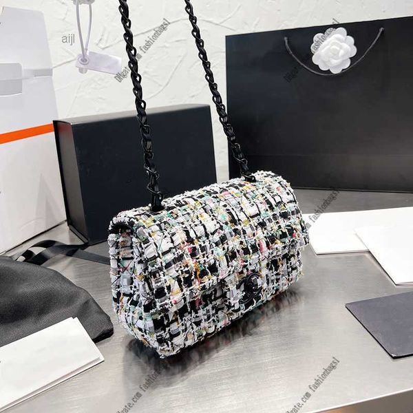 f/w women tweed luxury designer shoulder bag fashion quilted colorblock pattern large capacity black chain crossbody trend handbag coin purs
f/w women tweed luxury designer shoulder bag fashion quilted colorblock pattern large capacity black chain crossbody trend handbag coin purs