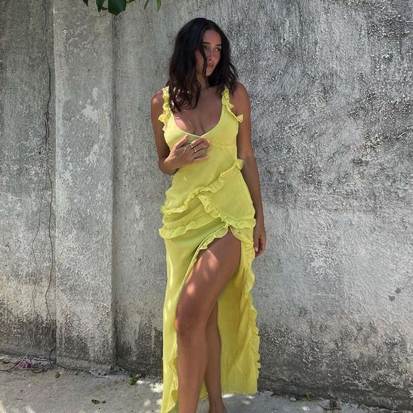 basic casual dresses elegant draped ruffle long dress party club summer outfits for women sleeveless irregular slit maxi 230830, Black;gray
basic casual dresses elegant draped ruffle long dress party club summer outfits for women sleeveless irregular slit maxi 230830, Black;gray