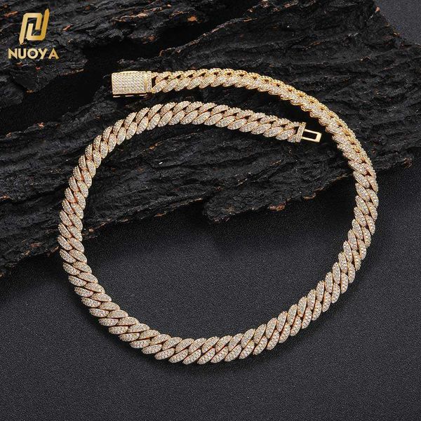 nuoya 10mm lab diamond cuban link chain 18k gold plated iced out miami cuban chain necklace for men women, Silver
nuoya 10mm lab diamond cuban link chain 18k gold plated iced out miami cuban chain necklace for men women, Silver
