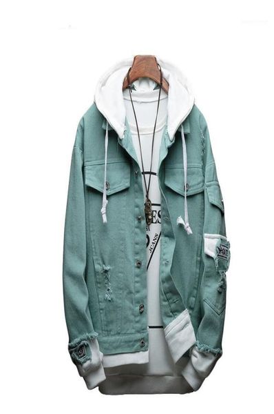 men039s jackets autumn hooded denim jacket fashion fake twopiece stitching streetwear bomber clothes9719777, Black;brown
men039s jackets autumn hooded denim jacket fashion fake twopiece stitching streetwear bomber clothes9719777, Black;brown