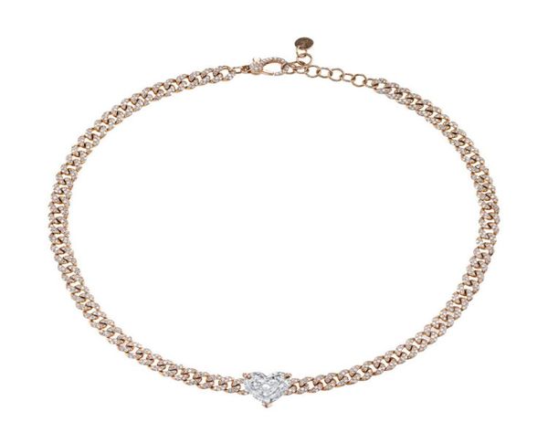 big heart cz stone paved choker necklace with cz paved cuban chain necklace for hip hop heavy wide chain necklace9027139, Silver
big heart cz stone paved choker necklace with cz paved cuban chain necklace for hip hop heavy wide chain necklace9027139, Silver