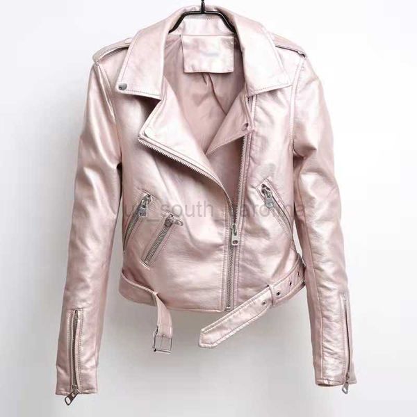 women's leather faux leather imitation leather jacket women pu 2023 new women spring autumn fashion korean waist short motorcycle coat, Black
women's leather faux leather imitation leather jacket women pu 2023 new women spring autumn fashion korean waist short motorcycle coat, Black