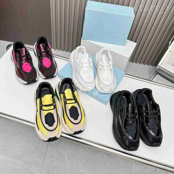 designer casual shoes glossy leather sneakers cycling fabric suede shoes capsule riding trainers rubber platform sneakers, Black
designer casual shoes glossy leather sneakers cycling fabric suede shoes capsule riding trainers rubber platform sneakers, Black
